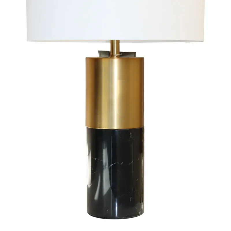 Nova Home "Voltis" Table Lamp – 60 cm – White Linen product thumbnail 2