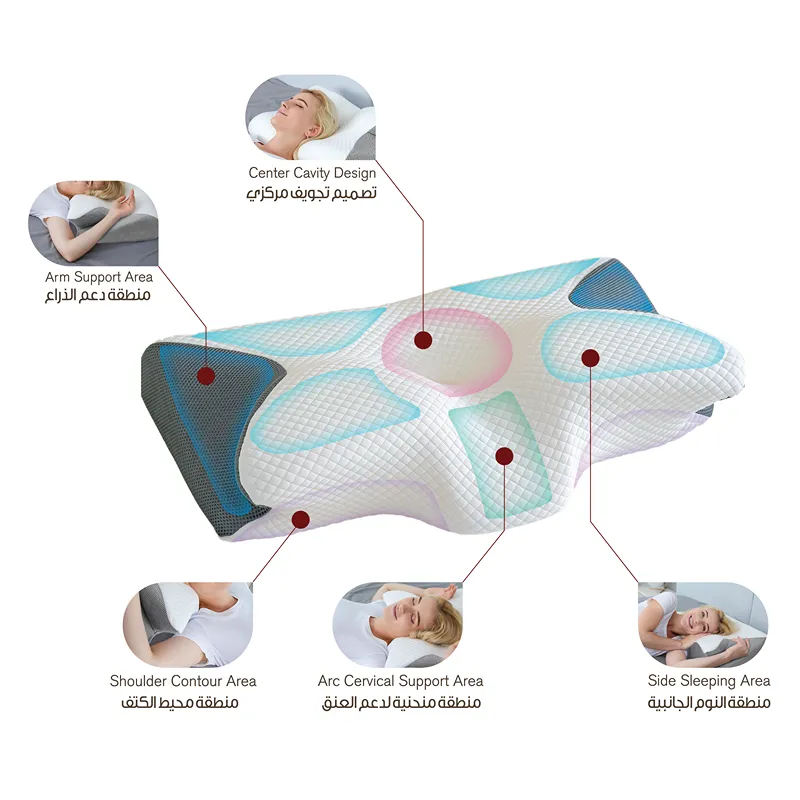 Nova Home Butterfly Memory Foam Cervical Pillow product thumbnail 5