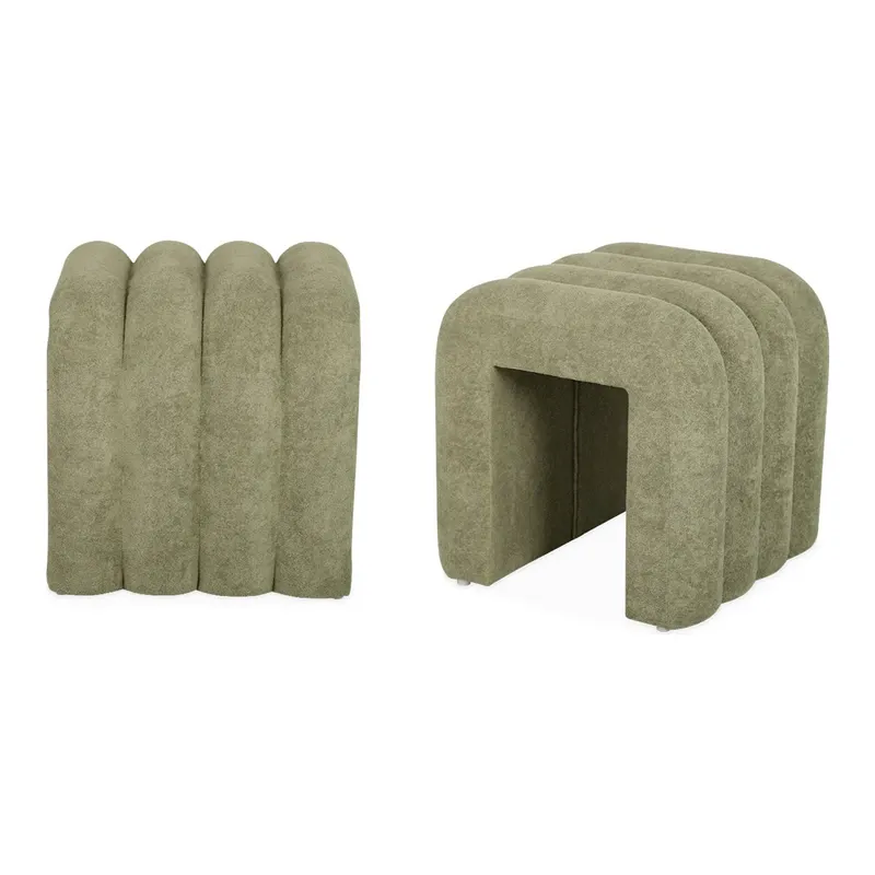 Weva Archi Terry Channeled Stool & Bench – Small – Brown product thumbnail 12