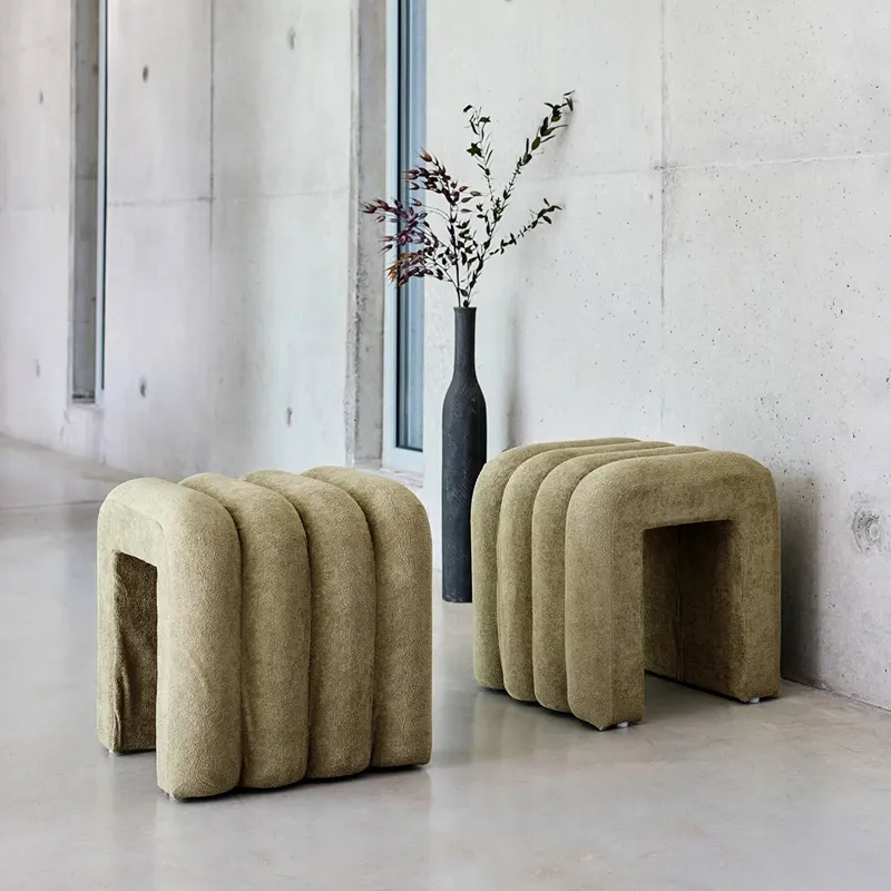 Weva Archi Terry Channeled Stool & Bench – Small – Brown product thumbnail 13