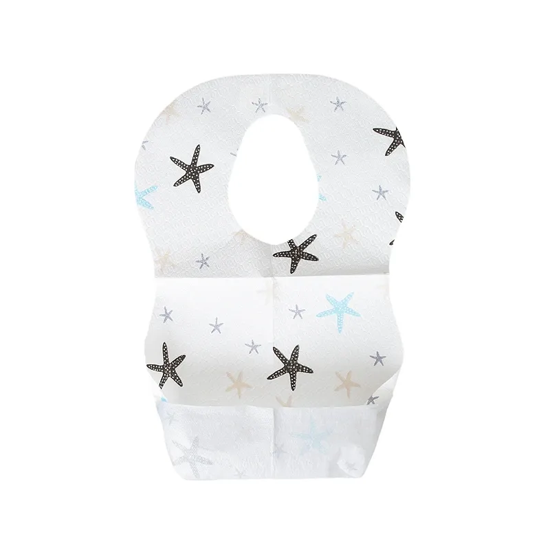 BabyJem Disposable Bib - 6 Months+ - 20 Pcs - White product thumbnail 3
