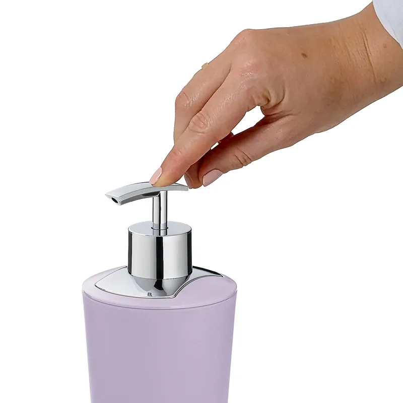 Kela Marta Ceramic Bathroom Liquid Soap Dispenser -350 ml - Pastel Lilac product thumbnail 2