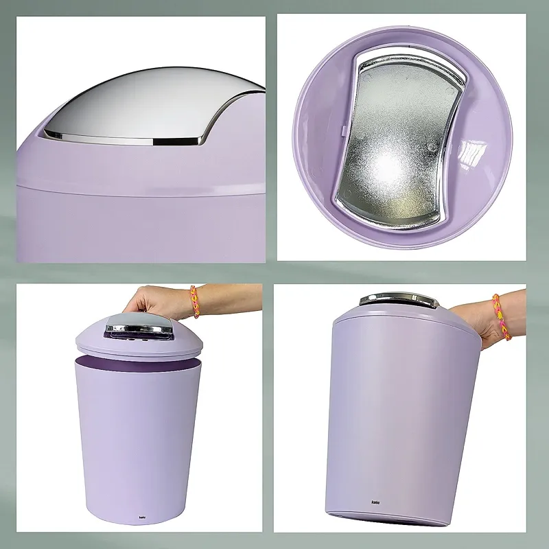 Kela Marta Swing Lid Bin 5 Litres - Pastel Lilac product thumbnail 5