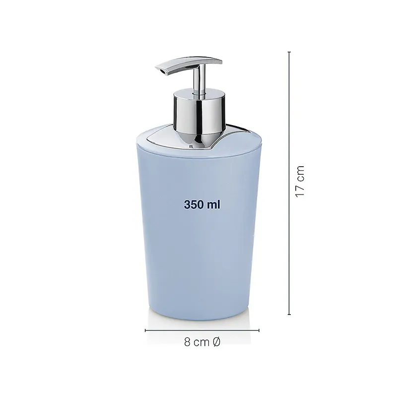 Kela Marta Ceramic Bathroom Liquid Soap Dispenser -350 ml - Freeze Blue product thumbnail 3