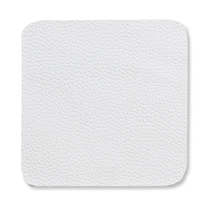 Kela Kimara Leather Trivet Set - 4 Pcs - White product thumbnail 3