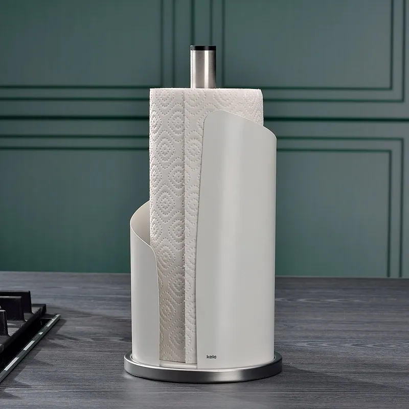 Kela Stella Kitchen Roll Holder - White product thumbnail 3