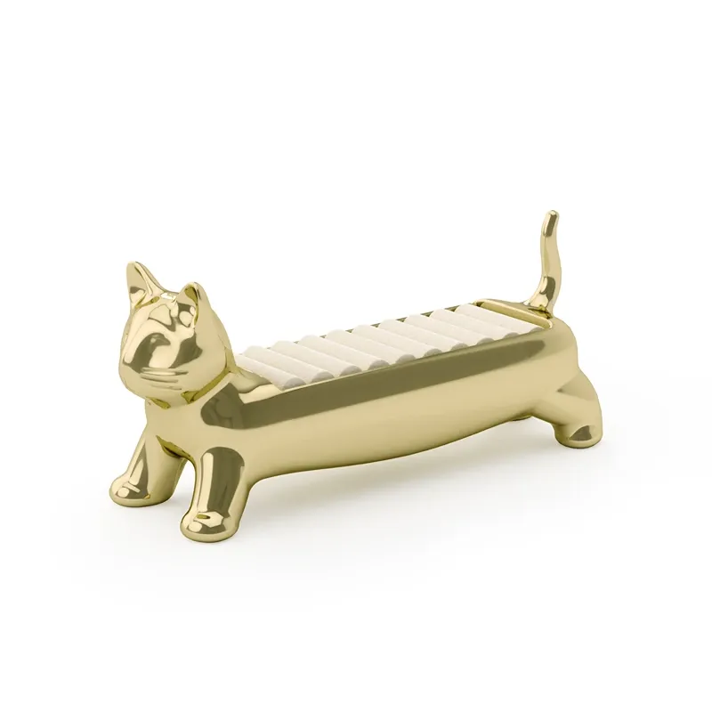 Umbra Ali Cat Ring Holder – Brass product thumbnail 2