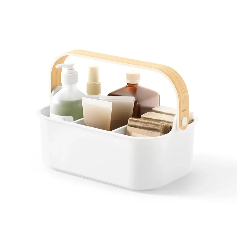 Umbra Bellwood Stackable Bin - White & Natural - Small product thumbnail 7