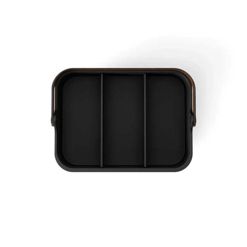 Umbra Bellwood Stackable Bin - Black & Walnut - Large product thumbnail 10
