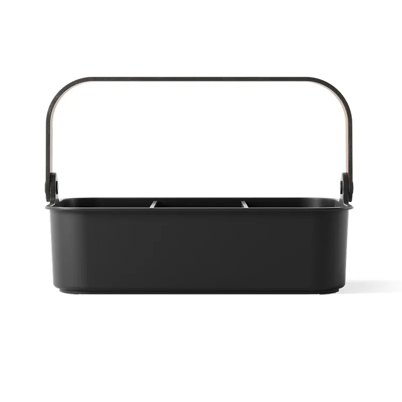 Umbra Bellwood Stackable Bin - Black & Walnut - Large product thumbnail 11