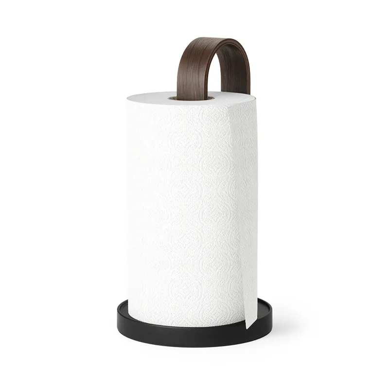 Umbra Bellwood Paper Towel Holder - Black/Walnut product thumbnail 8