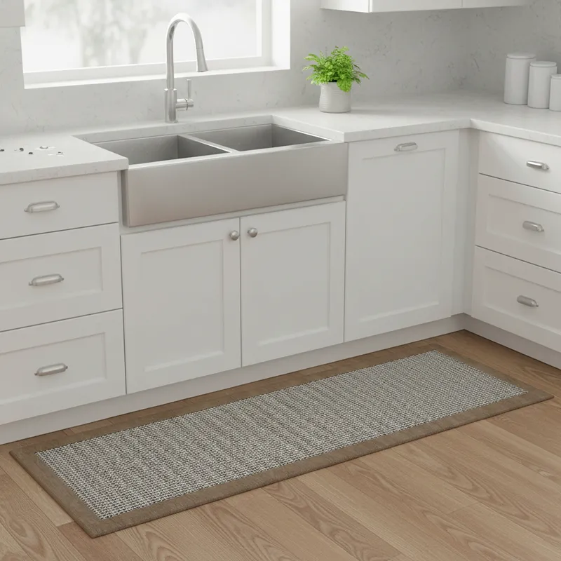 Nova Home "Super Chef Graphite" Kitchen Mat – 60x180 cm – Beige product thumbnail 2