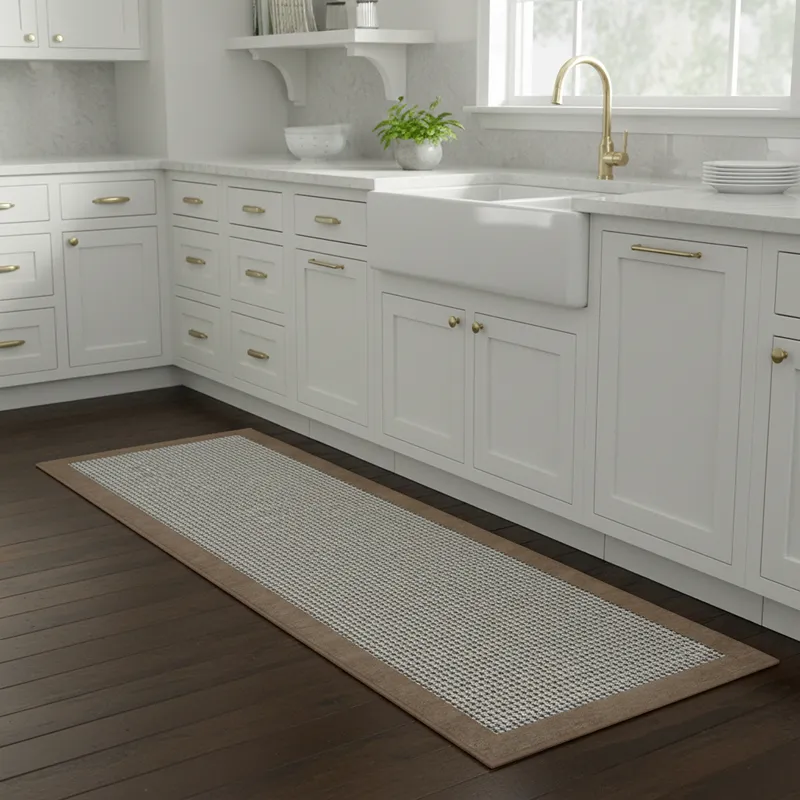 Nova Home "Super Chef Graphite" Kitchen Mat – 60x180 cm – Beige product thumbnail 10