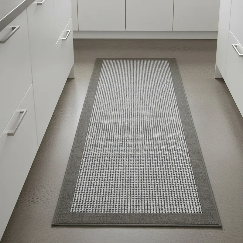 Nova Home "Super Chef Graphite" Kitchen Mat – 60x180 cm – Light Grey product thumbnail 8