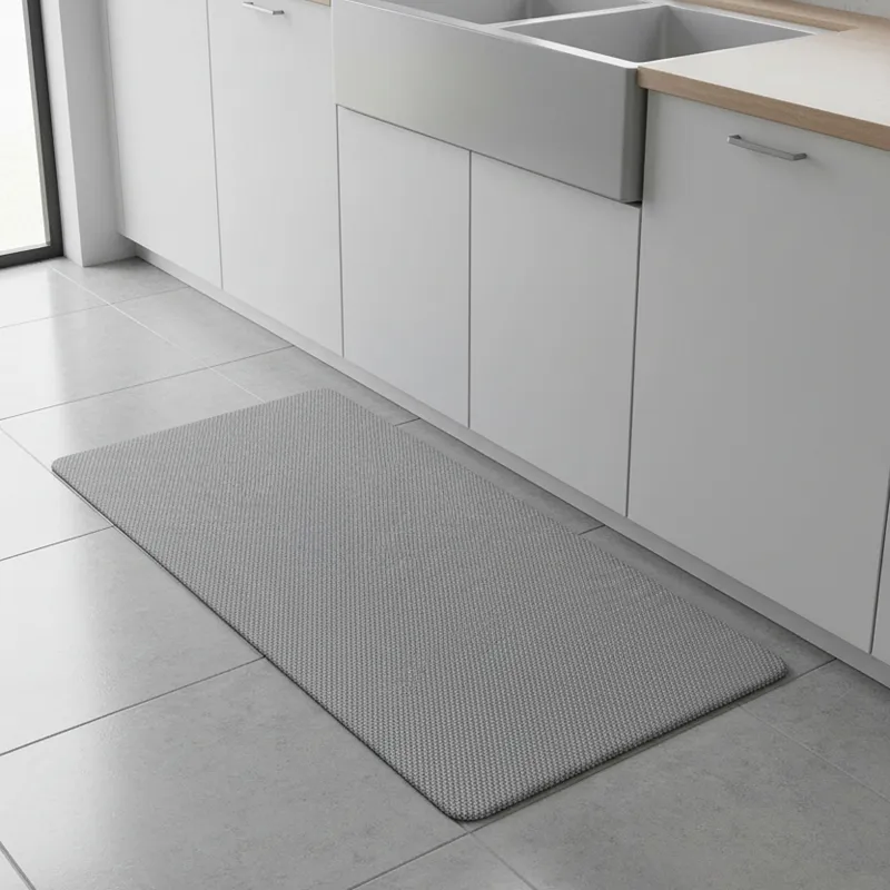 Nova Home "Super Chef Cinder" Kitchen Mat – 51x99 cm – Light Grey product thumbnail 2