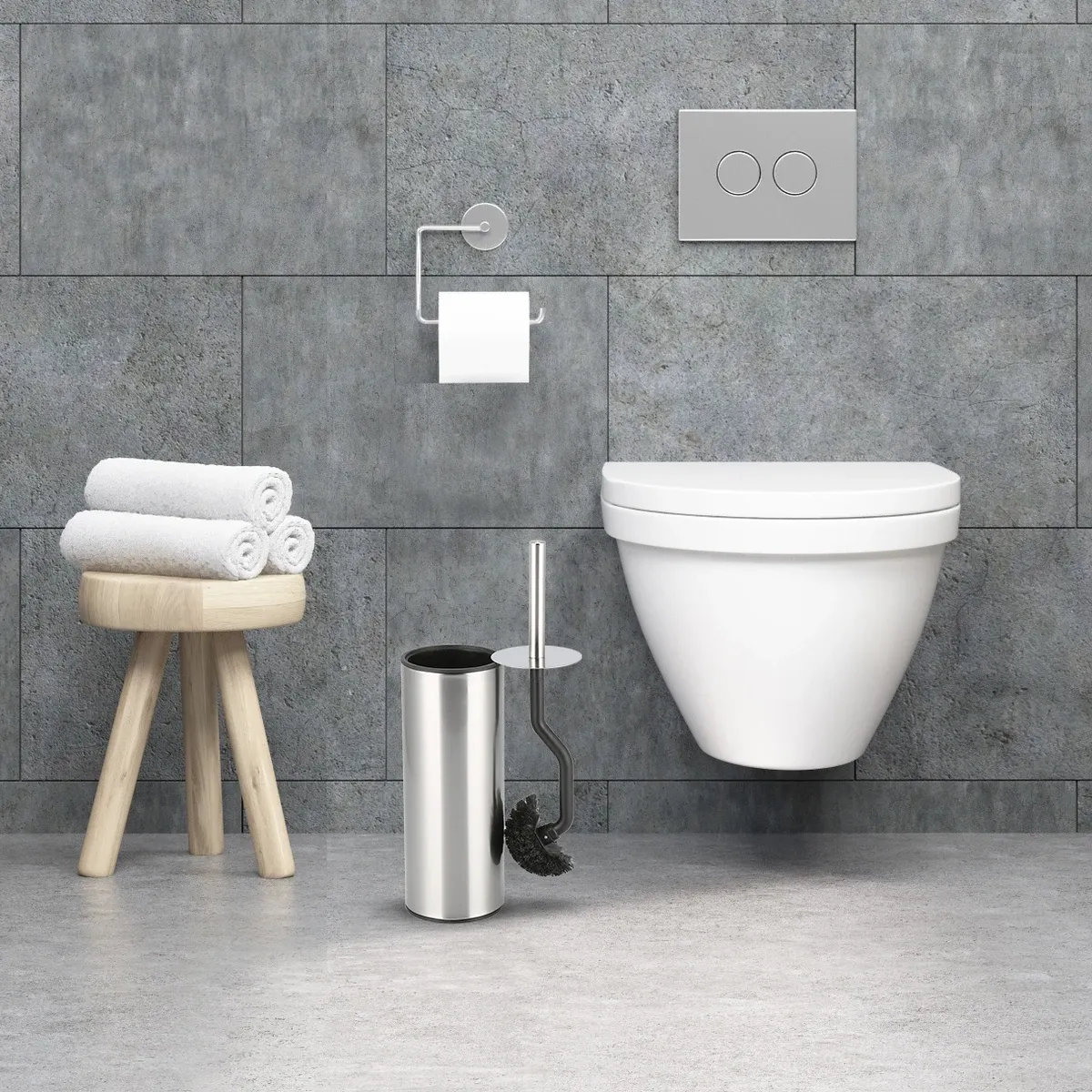 Weva Vesta Toilet Brush Holder – Stainless Steel product thumbnail 7