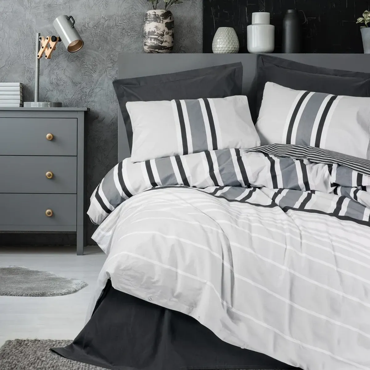 Nova Home Duvet Cover Set Rainforce Nobby - 100% Cotton - Queen - 4 Pcs - Multicolor product thumbnail 4