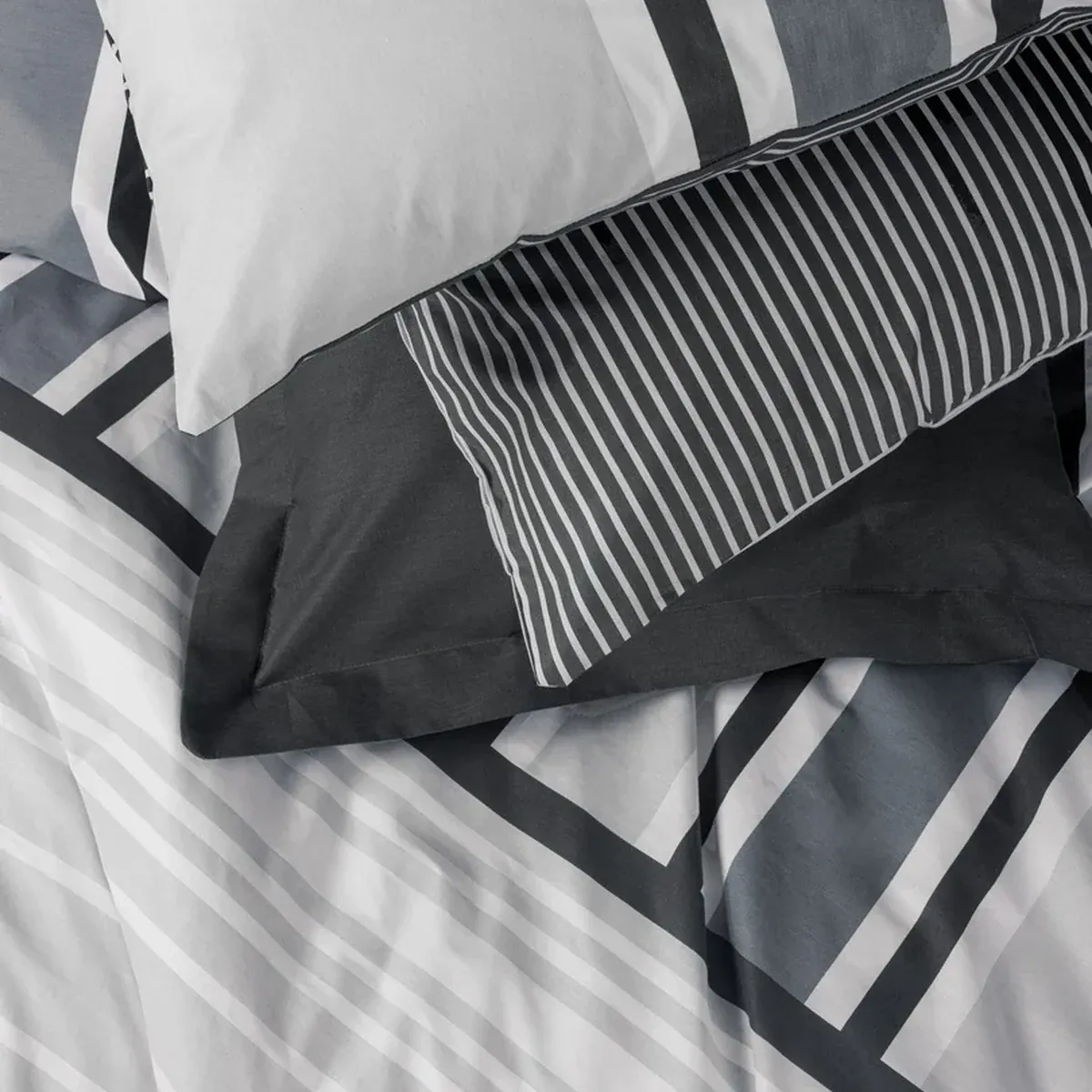 Nova Home Duvet Cover Set Rainforce Nobby - 100% Cotton - Queen - 4 Pcs - Multicolor product thumbnail 5