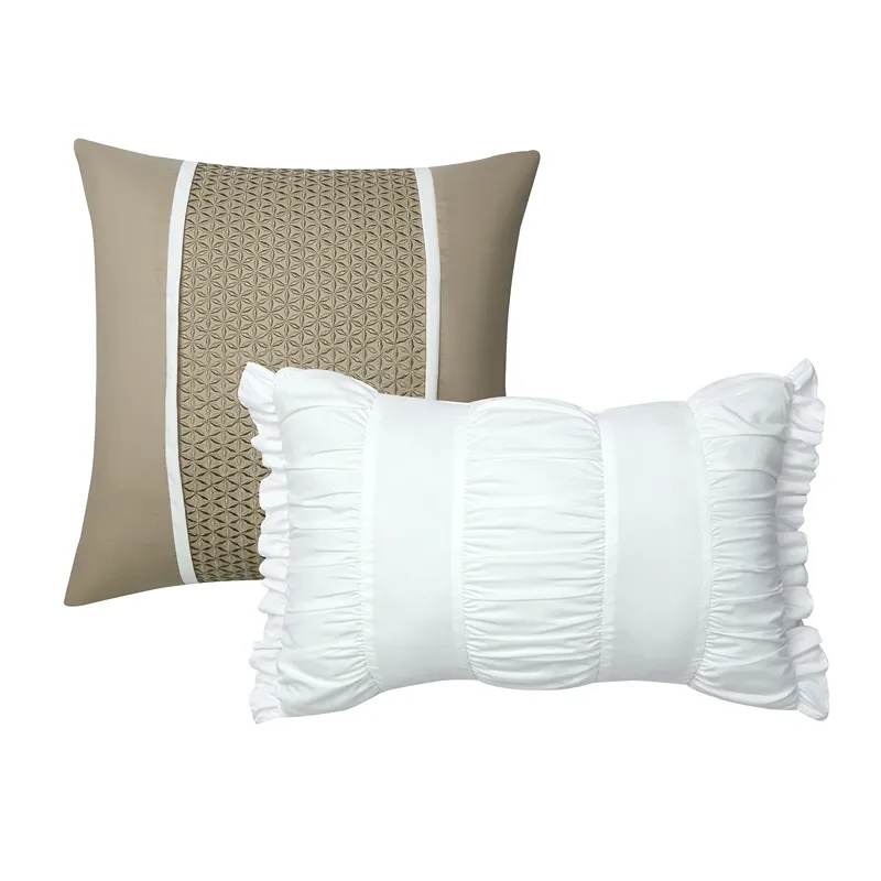 Nova Home Barrett Crinkled Jacquard Comforter Set - Brown (Available in Sizes) product thumbnail 5