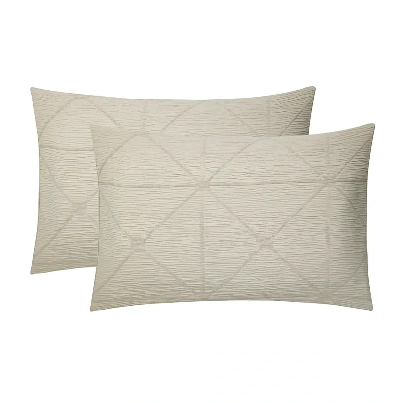 Nova Home Barrett Crinkled Jacquard Comforter Set - Brown (Available in Sizes) product thumbnail 6