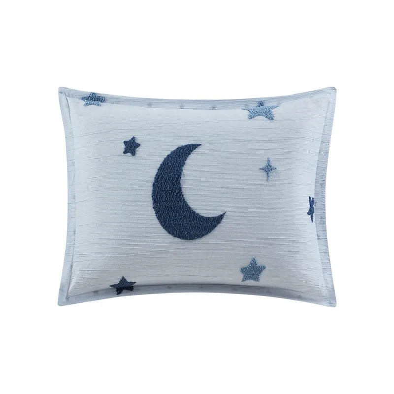 Nova Home Lunara Tufted Jacquard Kids Comforter Set - Blue (Available in Sizes) product thumbnail 5