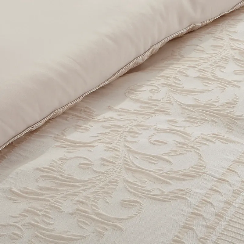 Nova Home Purelle Satin Jaquard Comforter Set - King/Super King - 7pc - Ivory product thumbnail 8