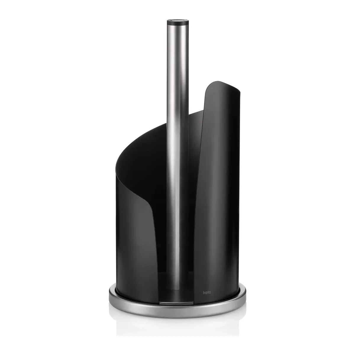 Kela Stella Stainless Steel Kitchen Roll Holder - Black product thumbnail 2