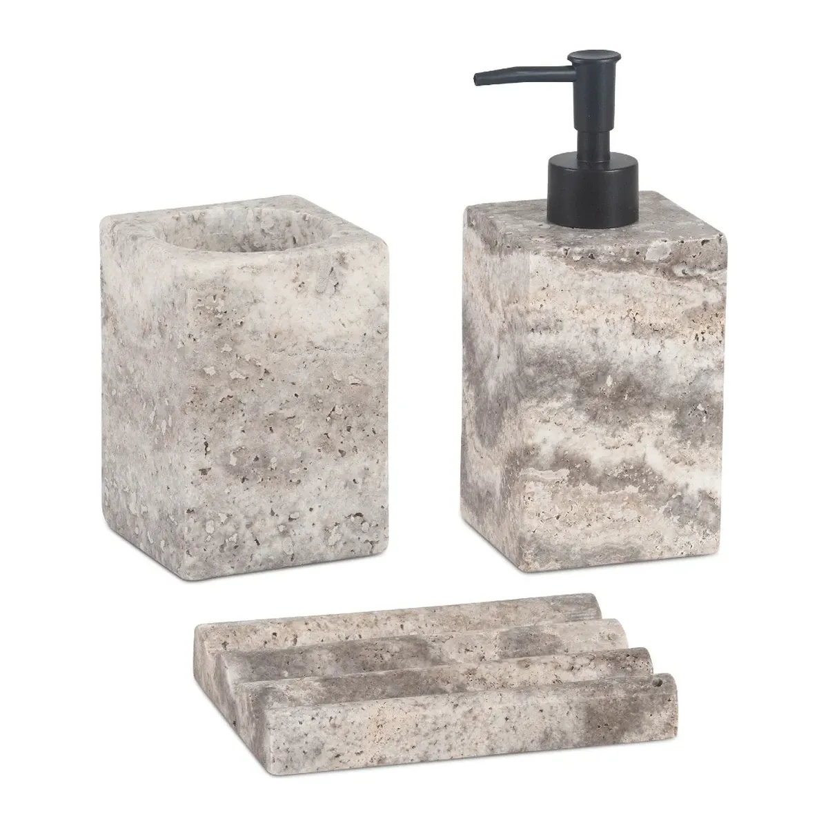 Andrea Toothbrush Holder - Grey Marble (BA25093) product thumbnail 3