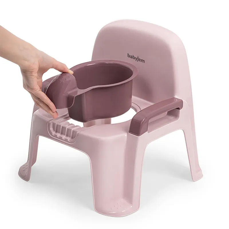 BabyJem Baby Potty Toilet Seat Trainer - Soft Pink product thumbnail 4