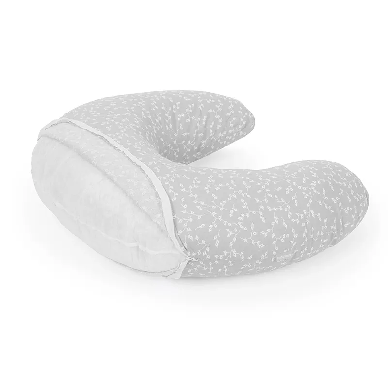 BabyJem Floral Nursing & Baby Positioner Pillow - Grey product thumbnail 2