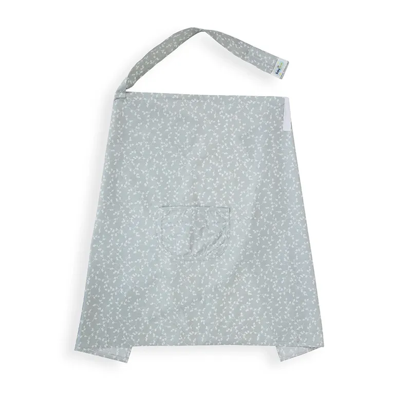 Babyjem Floral Nursing Cover With Pocket - Green product thumbnail 4