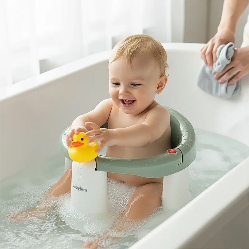 Babyjem Baby Bathing & Feeding Seat - Green product thumbnail 7