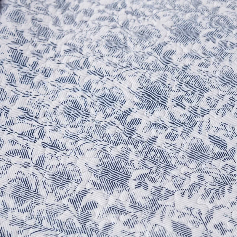 Manterol Bouti Indigo Reversible Summer Bedspread Set - Blue (418 10) (Available in Sizes) product thumbnail 4