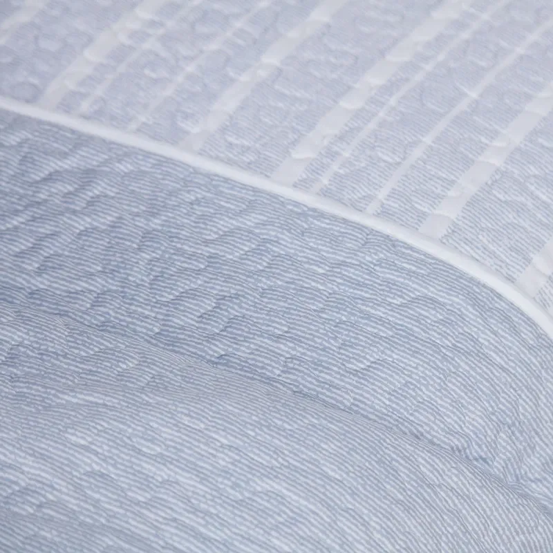 Manterol Bouti Summer Reversible Summer Bedspread Set - Blue (130 08) (Available in Sizes) product thumbnail 2