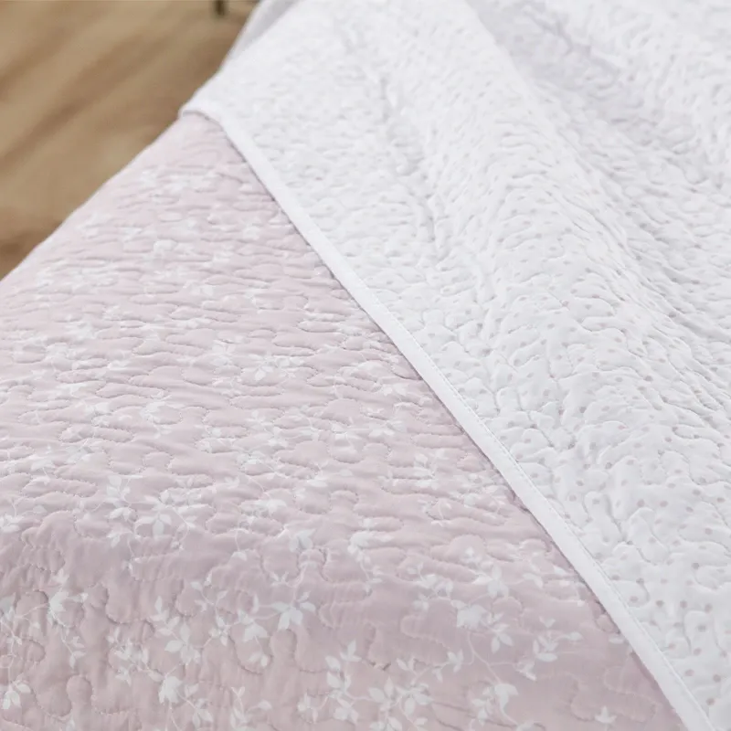 Manterol Bouti Summer Reversible Summer Bedspread Set - Pink (131 04) (Available in Sizes) product thumbnail 2