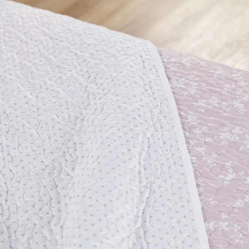 Manterol Bouti Summer Reversible Summer Bedspread Set - Pink (131 04) (Available in Sizes) product thumbnail 3