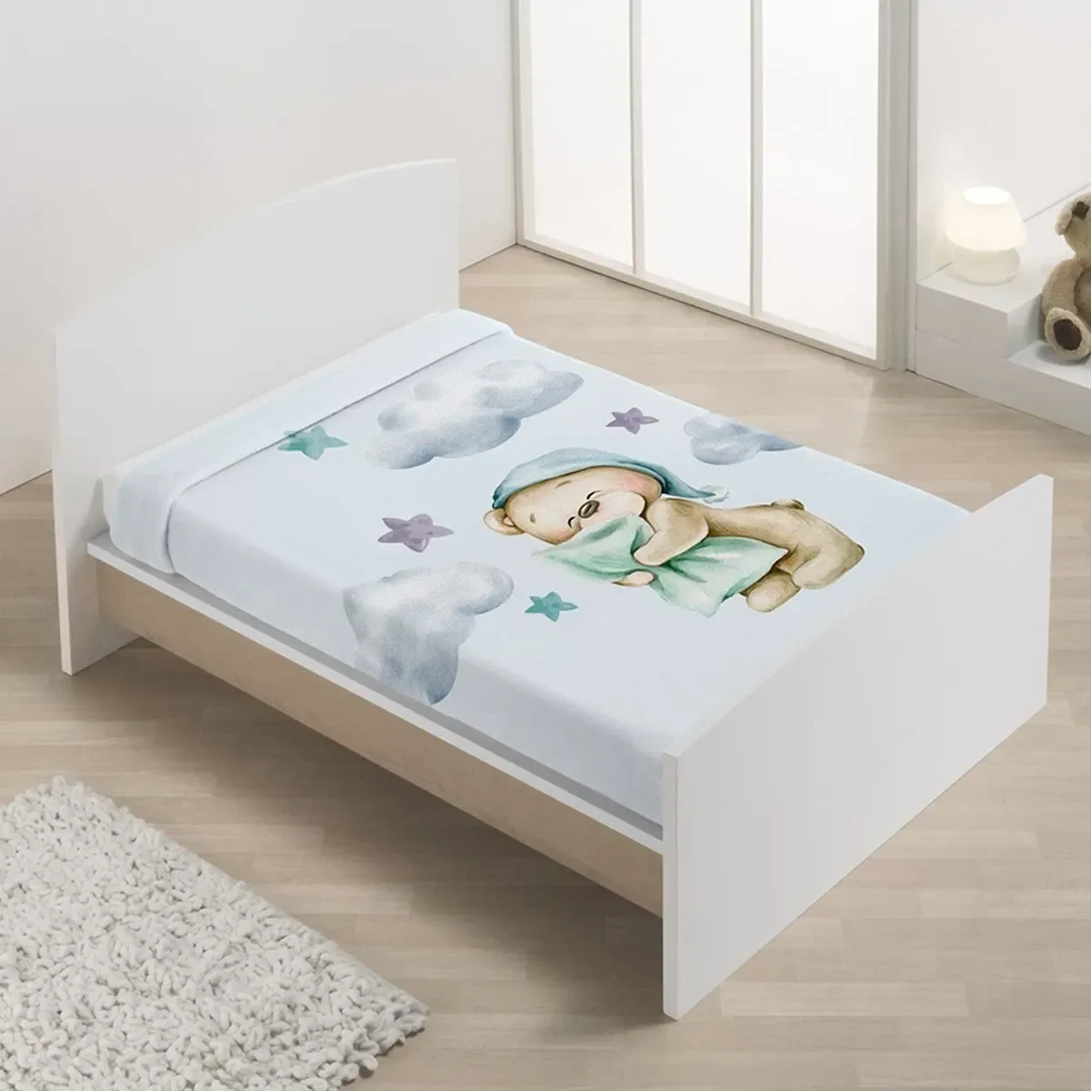 Manterol Baby VIP 539 Velvet Baby Blanket - Blue (Available In Sizes) product thumbnail 2