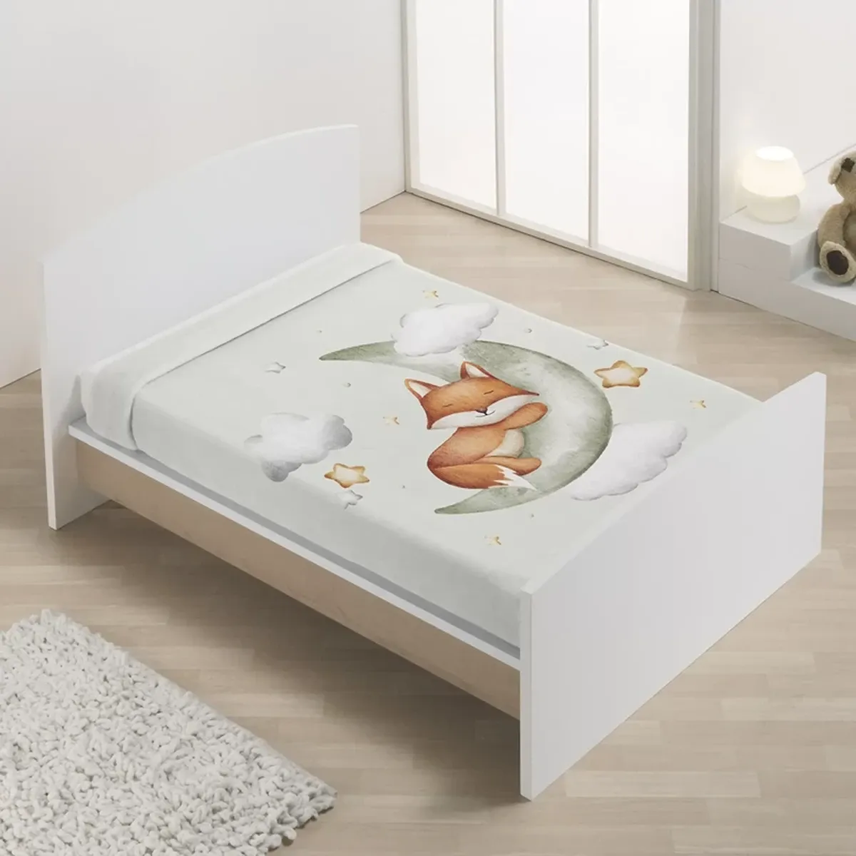 Manterol Baby VIP 540 Velvet Baby Blanket - 110x140 cm - Green product thumbnail 2