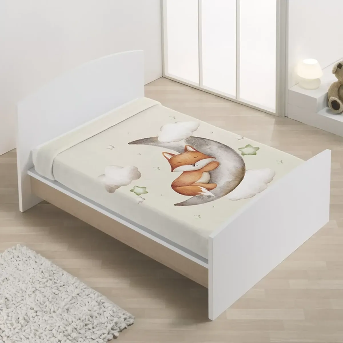 Manterol Baby VIP 540 Velvet Baby Blanket - 110x140 cm - Beige product thumbnail 2