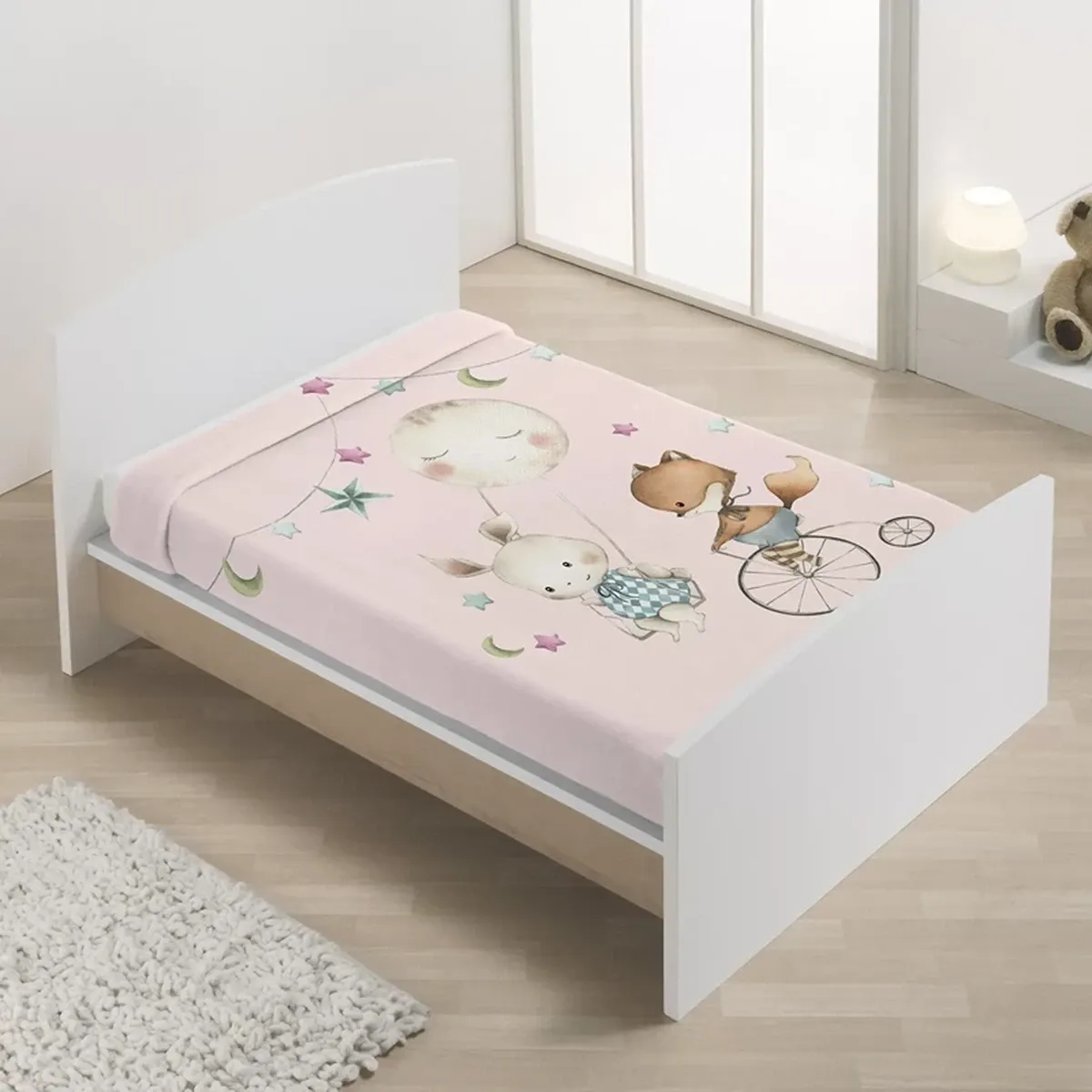 Manterol Baby VIP 541 Velvet Baby Blanket - 110x140 cm - Pink product thumbnail 2