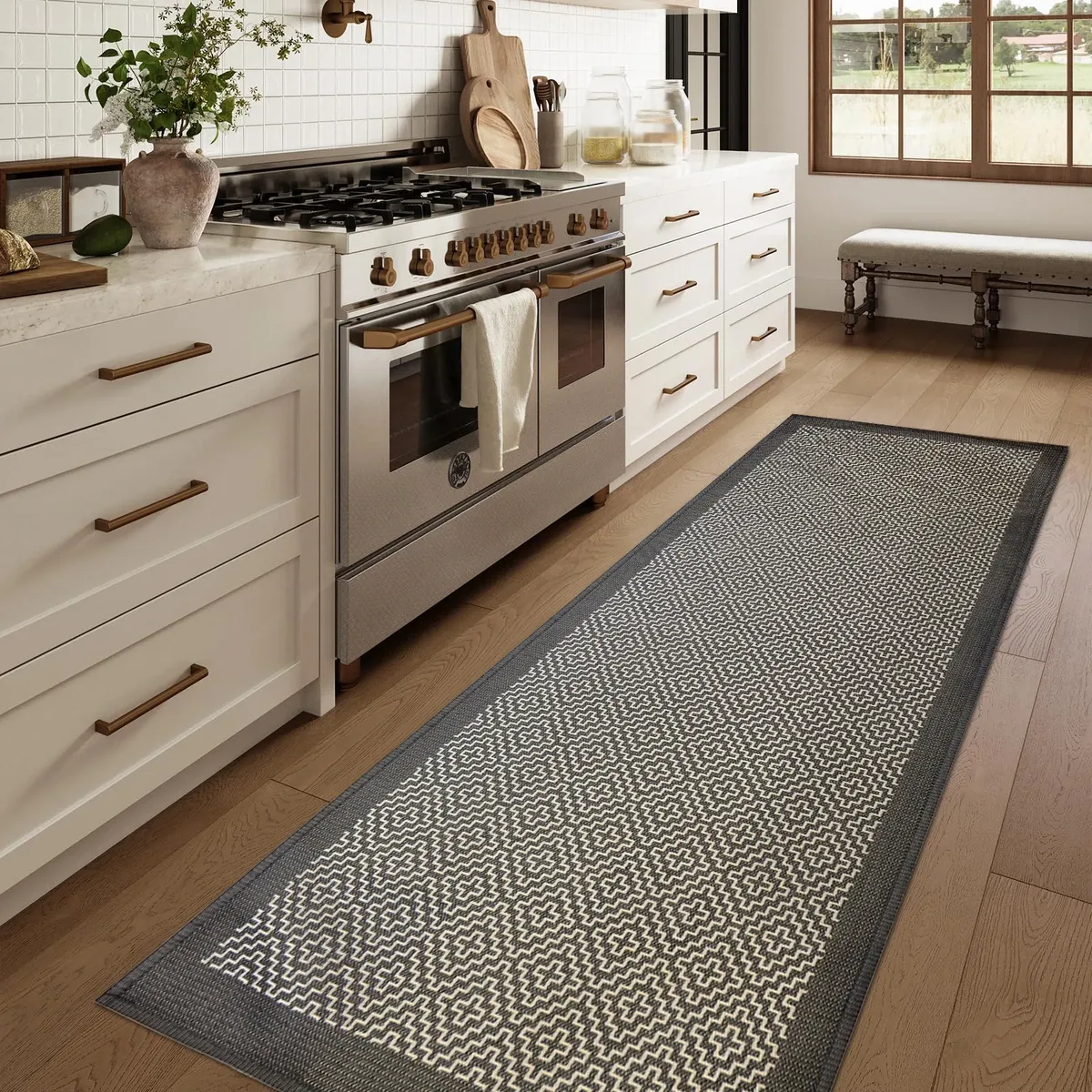 Nova Home "Nero" Kitchen Mat – 70x180 cm – Dark Grey product thumbnail 2