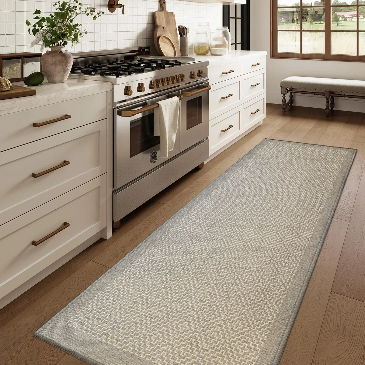 Nova Home "Nero" Kitchen Mat – 70x180 cm – Grey product thumbnail 2