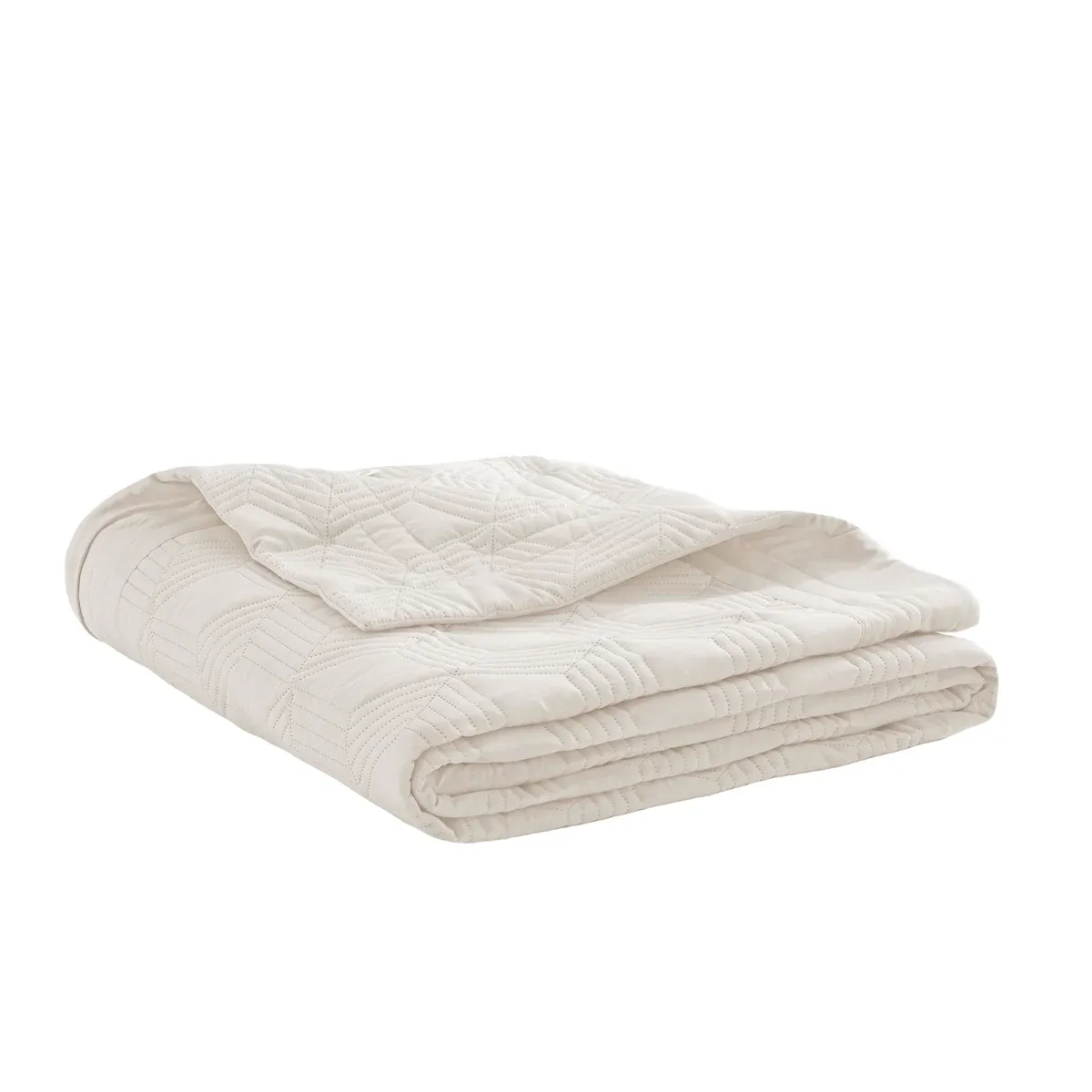 Nova Home Bed Spread Set Vectra - Microfiber - Ivory (Available In Sizes) product thumbnail 12