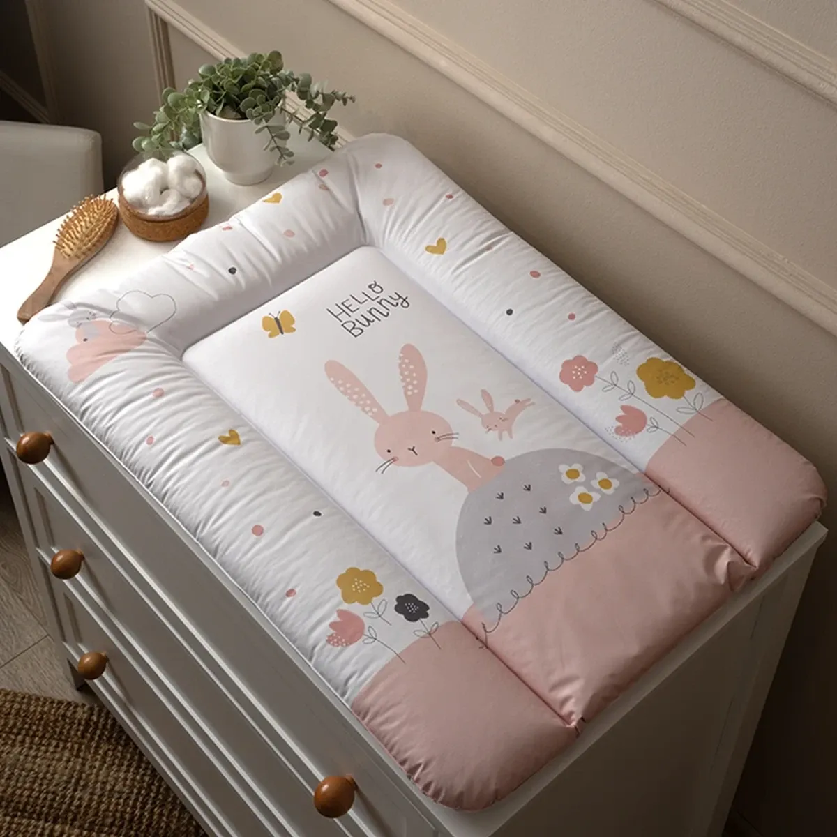Funna Baby Changing Mat Rabbit - Pink product thumbnail 2