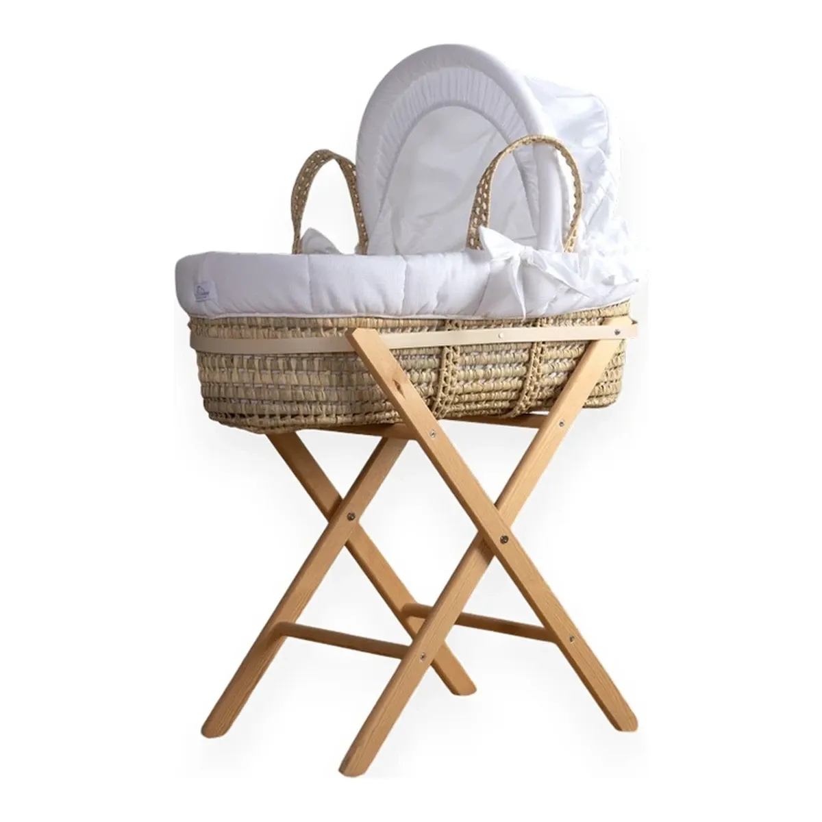 Funna Baby Moses Basket Basic - White product thumbnail 4