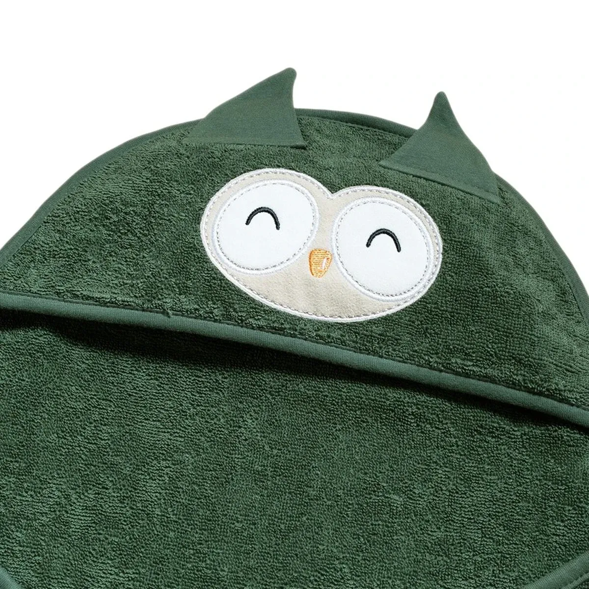 Funna Baby Swaddle Towel Bath Time Owl - Green product thumbnail 4