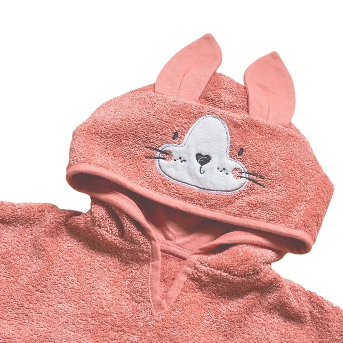Funna Baby Poncho Bath Time Cat - 0-2 Years - Pink product thumbnail 3
