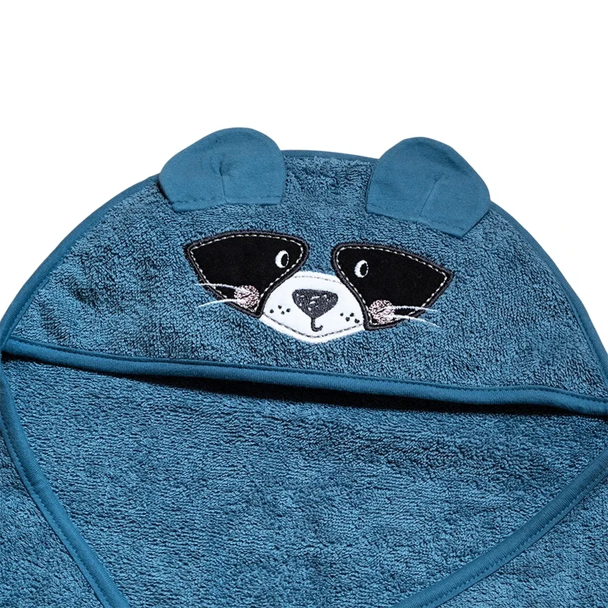 Funna Baby Swaddle Towel Bath Time Raccoon - Blue product thumbnail 4