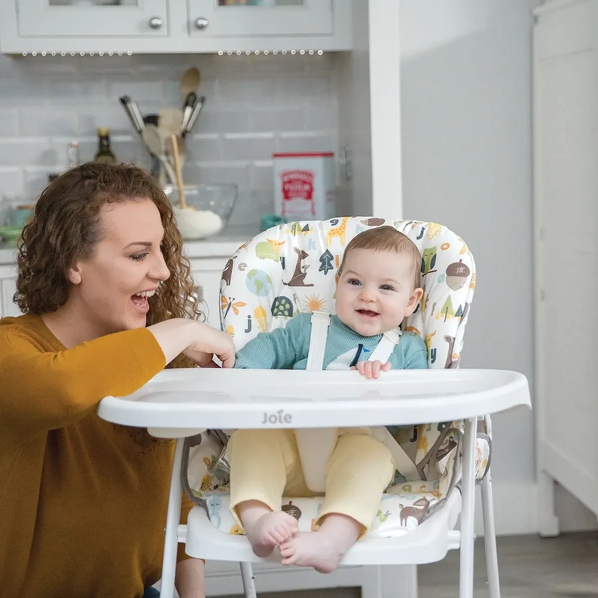 Joie Mimzy Snacker High Chair - ABC Charcoal product thumbnail 3