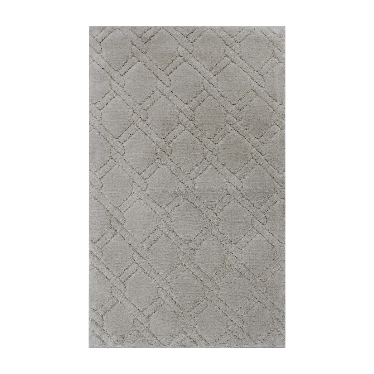 Nova Home Bath Rug Set Ricardo - Cotton - 2 Pcs - 60x100 cm & 40x60 cm - Beige product thumbnail 5